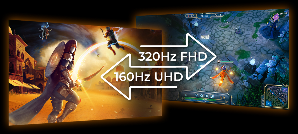 Dual Refresh Rate Flexibility