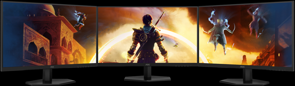 Frameless Multi-Monitor Design