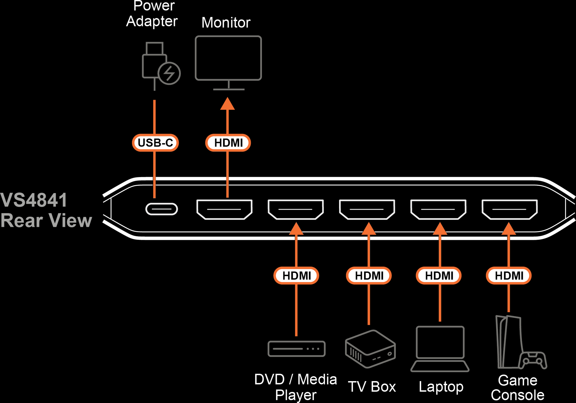 VS4841 I/O Diagram