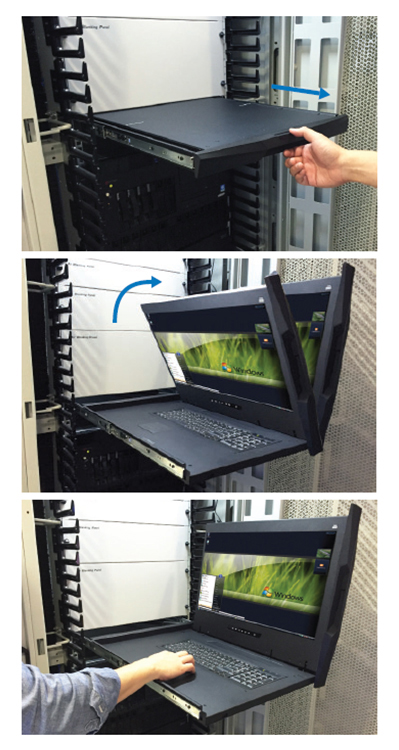 Austin Hughes X124 console drawer and KVM overview