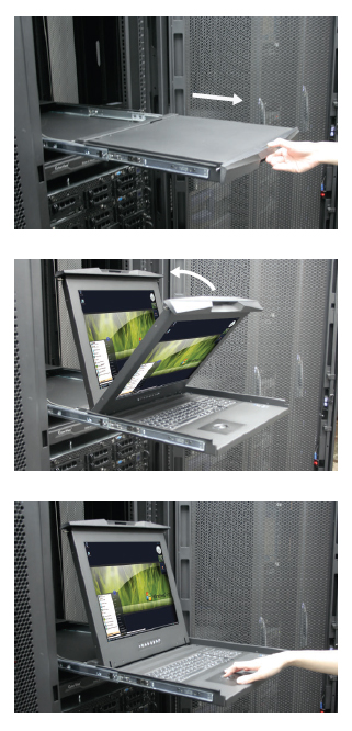 Austin Hughes RKP117 and RKP119 LCD console drawer and KVM overview