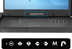 Austin Hughes X124 on-screen display controls
