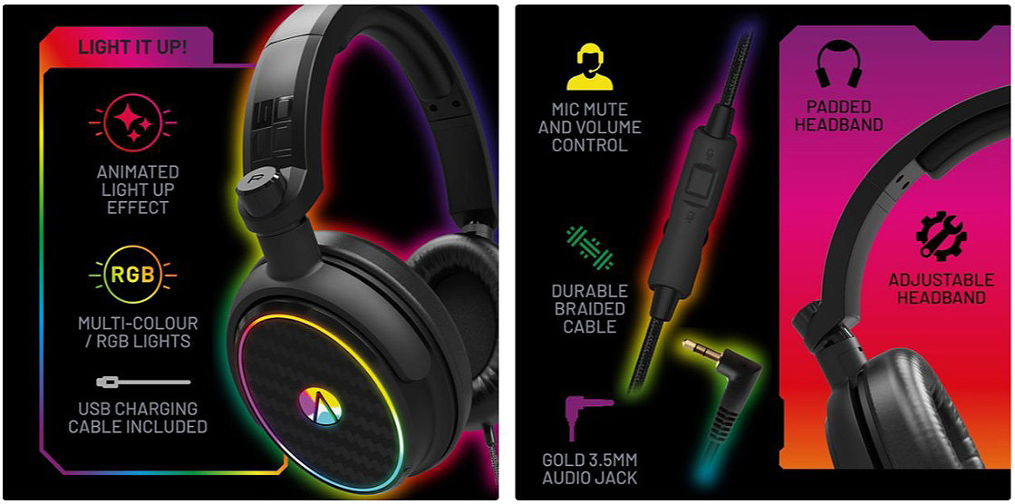 Image of the product highlighting some features.