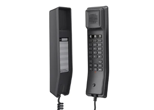 Grandstream GHP611W black compact hotel IP phone with dual-band Wi-Fi