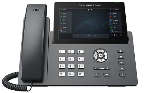 Grandstream GRP2670 12-line carrier-grade IP phone with 7-inch touchscreen