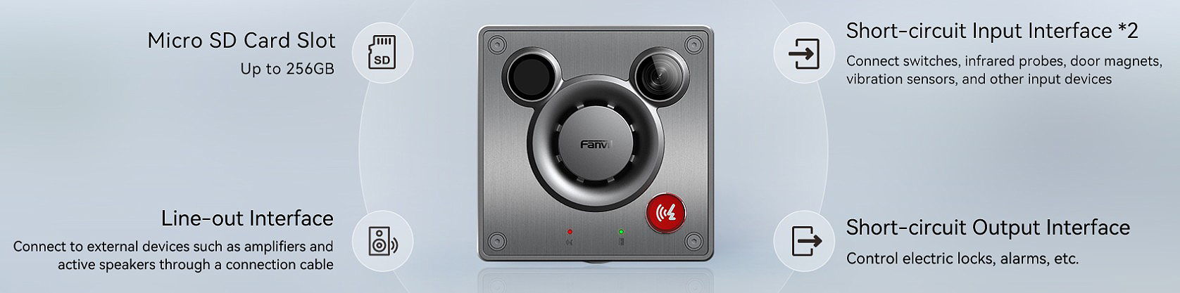 Image of the product highlighting some features.