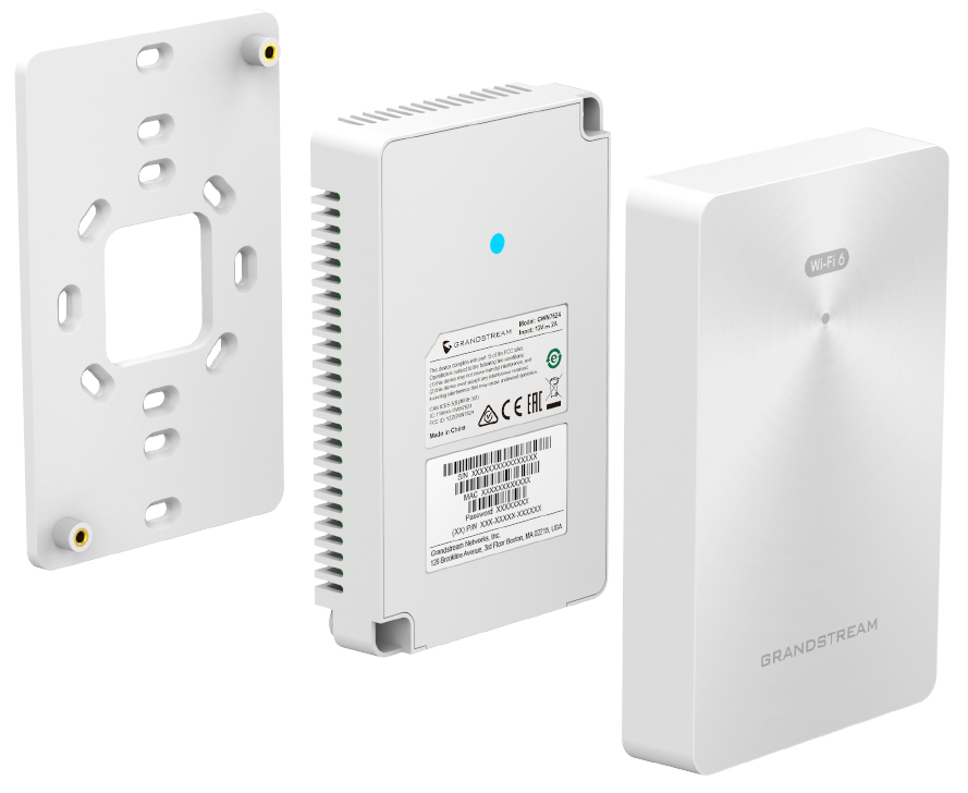 Grandstream GWN7661E in-wall Wi-Fi 6 access point