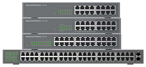 Grandstream GWN7702, GWN7702P, GWN7703 and GWN7706 switch comparison overview