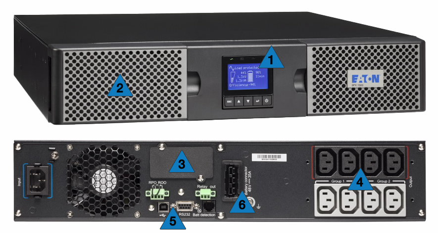 Eaton 9PX1000IRT2UBS 1000VA 1000W Rack/tower 2U UPS | Comms Express