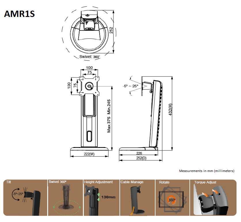 AMR1S instruction drawing