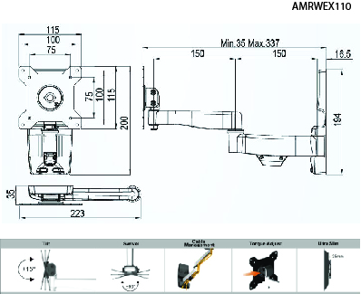 AMRWEX110 drawing