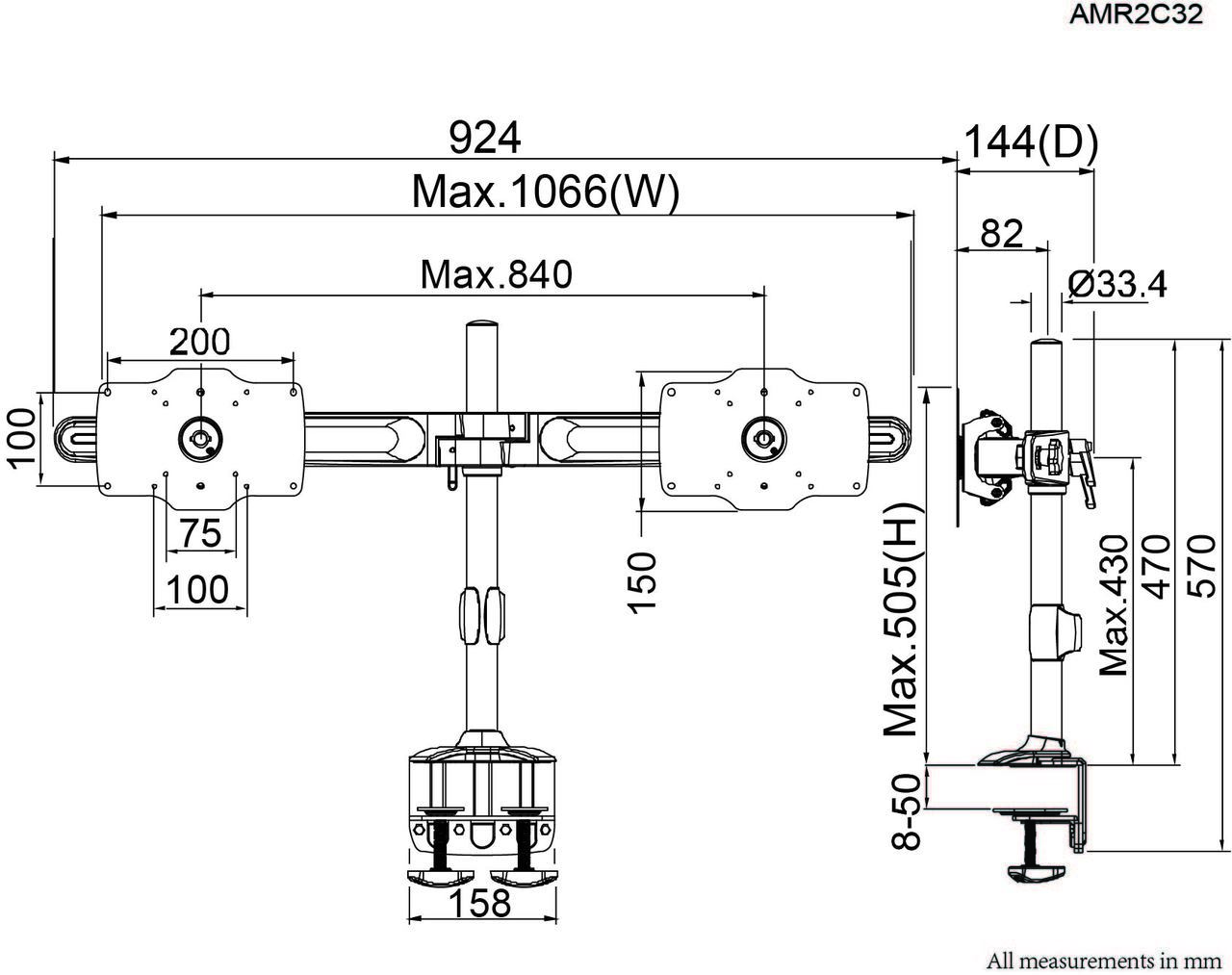 Amer amr2c32 drawing