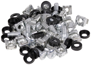 M6 Cage Nuts & Bolts (pack of 50)