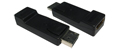 15cm Display Port Male - HDMI Female Black Adaptor