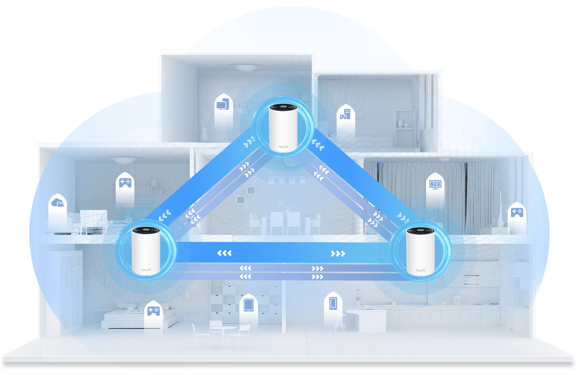 Buy TP-Link Deco XE75 AXE5400 Tri-Band Mesh Wi-Fi 6E System | Comms Express