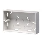 Double Gang Surface Mount Back Box (37mm)