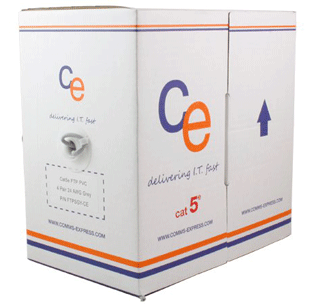 CE Cat5e Cable F/UTP Eca PVC 305mt Box