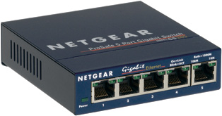 Netgear GS105 - 5 Port Unmanaged Gigabit Switch
