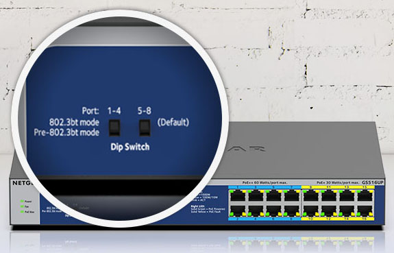 Netgear GS516UP Review 16-port 380W PoE+ and PoE++ Unmanaged Switch