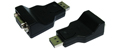 Display Port Male - HD15 VGA Female Black Adaptor