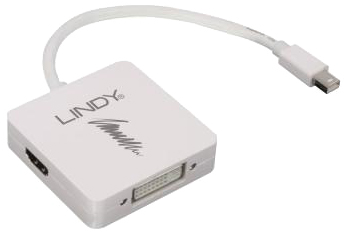 Lindy Mini DisplayPort 1.2 to DP, HDMI & DVI-D Adapter Converter