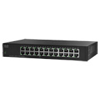 Cisco SF110-24 - 24 Port Fast Ethernet Unmanaged Rackmount 110 Series Switch