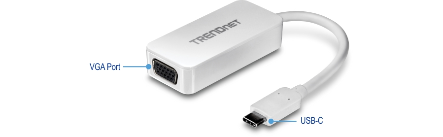 trendnet USB-C to VGA HDTV Adapter