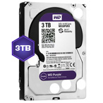 WD Purple 3 TB Internal HDD - 3.5 SATA 6Gb