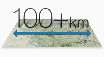 Proven Links: 100+ km