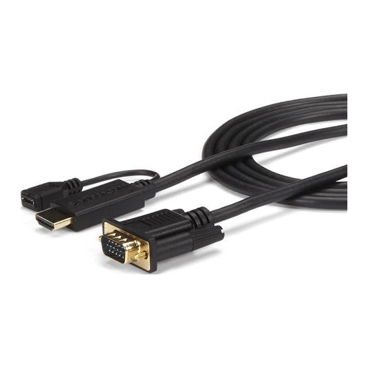 You Recently Viewed StarTech HD2VGAMM3 3 ft HDMI to VGA Active Converter Cable Image