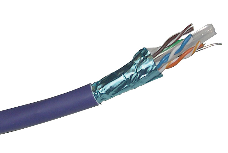 Excel Cat6 Cable F/UTP Dca LSOH 305mt Reel - Purple