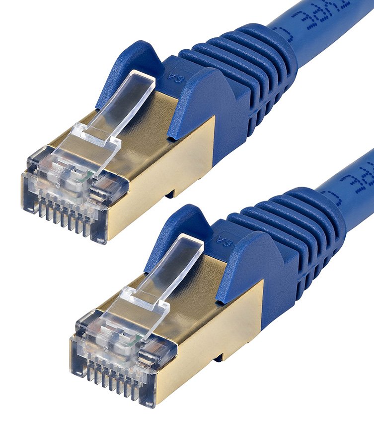 StarTech RJ45 Cat6a Ethernet Cables, Patch Leads and Panels