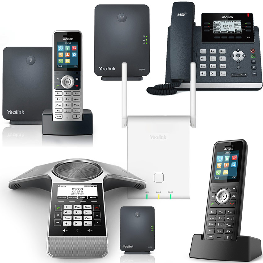Yealink DECT Phones, Base Stations, Managers, Repeaters