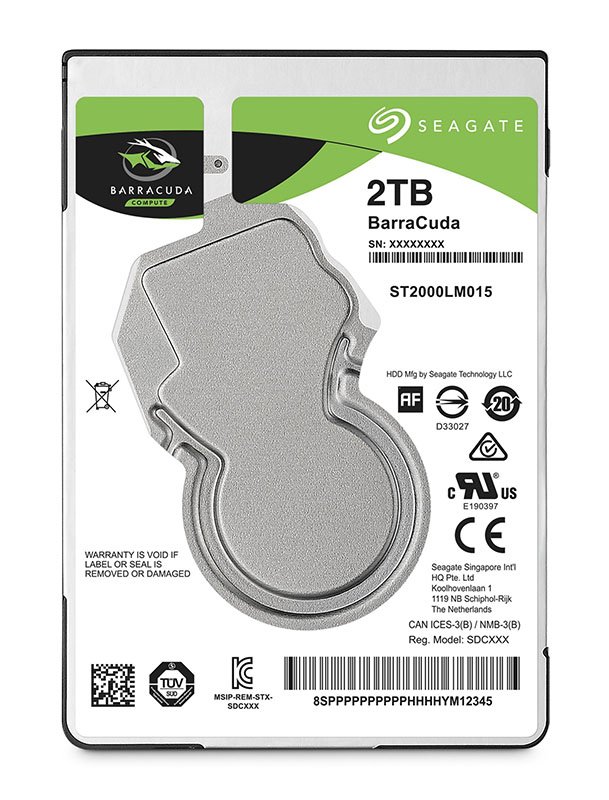 Seagate BarraCuda Hard Drives - 2.5 Inch