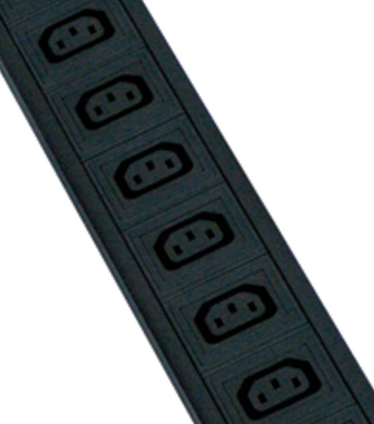 Excel Filtered IEC C13 Socket Vertically Mounted PDU with UK Input