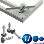 Usystems 4210 Levelling Feet and Castors