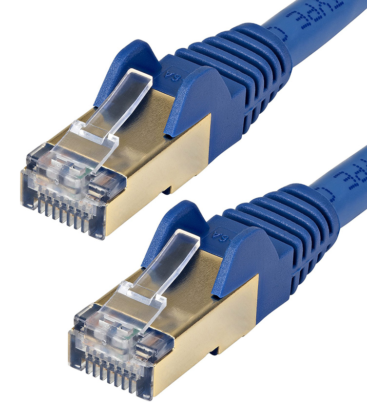 StarTech RJ45 Cat6a Ethernet Cables, Patch Leads and Panels