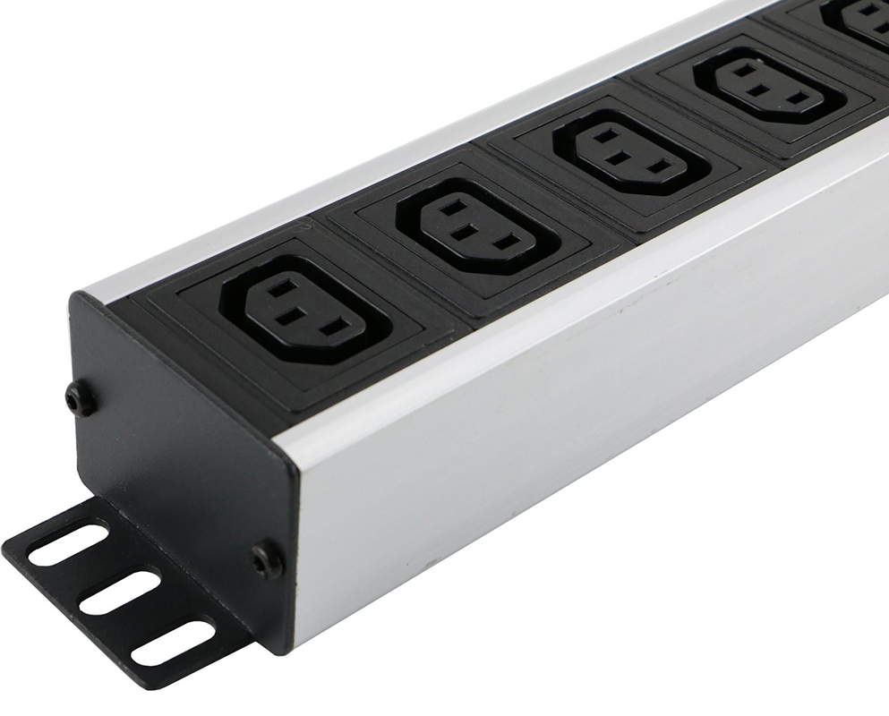 Excel IEC C13 Socket Vertically Mounted PDU with UK Input