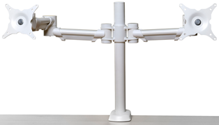 Height Adjustable Double Monitor Arm