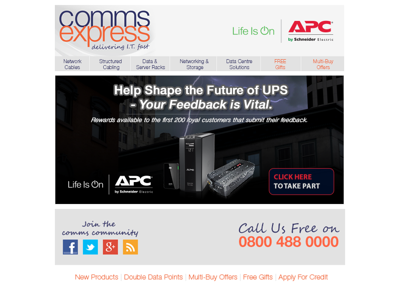 Help Shape The Future of UPS with APC BackUPS