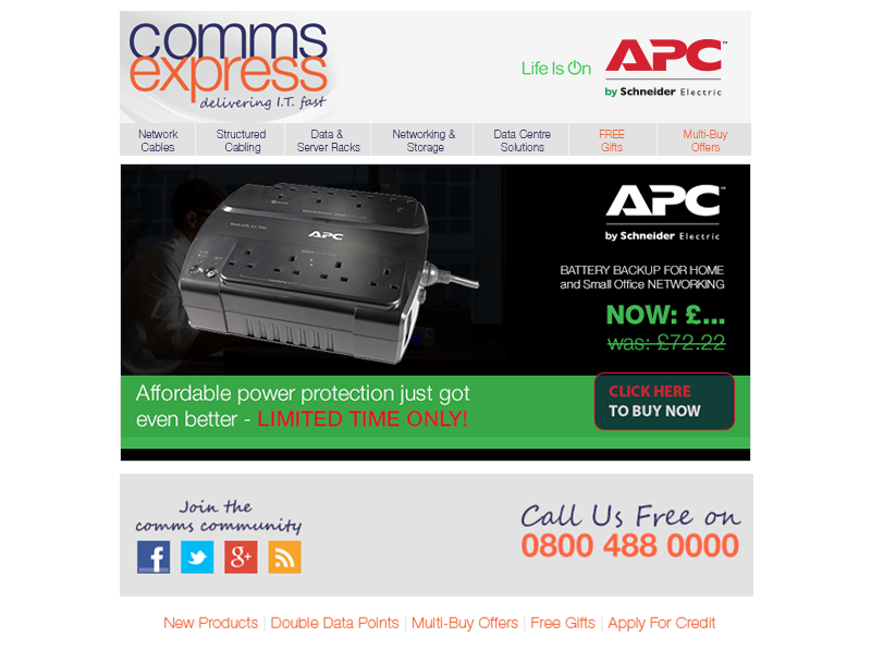 EXCLUSIVE PRICE on Power Protection from APC BackUPS