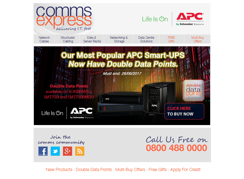 Our Most Popular APC SmartUPS Now Have Double Data Poin
