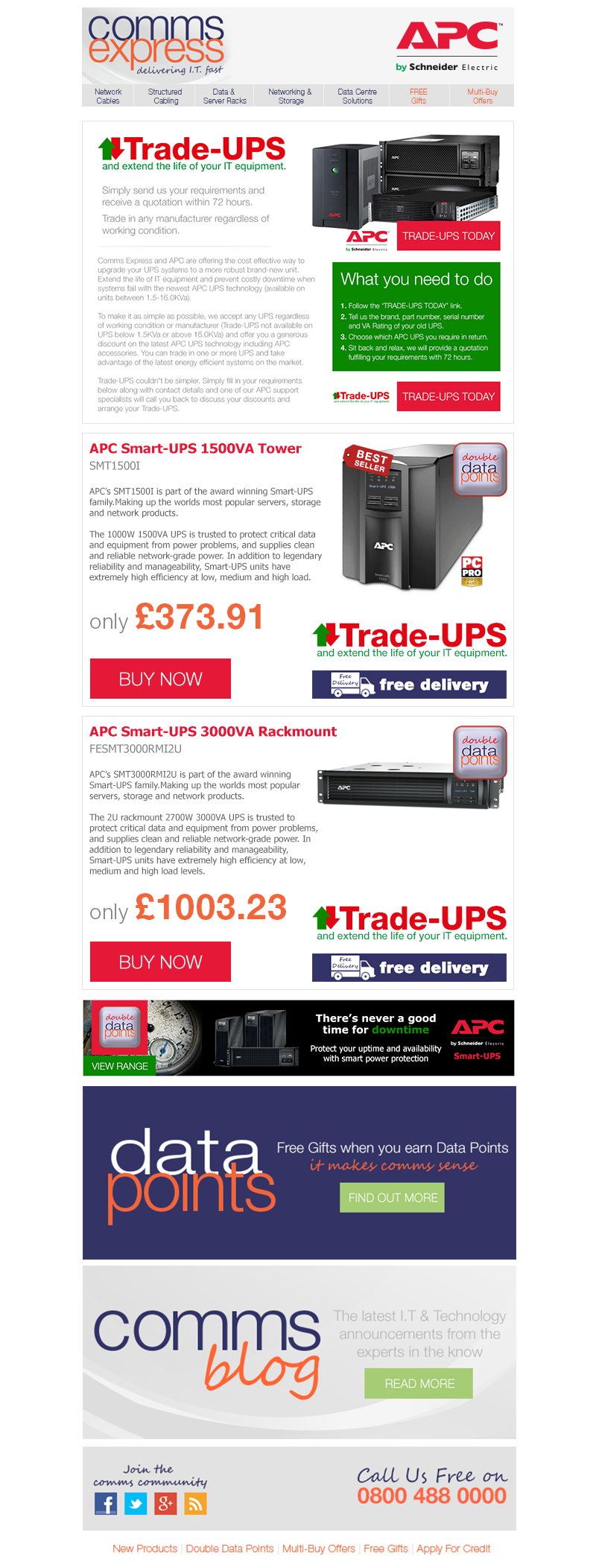 INTRODUCING APC Trade-UPS - extend the life of your IT 
