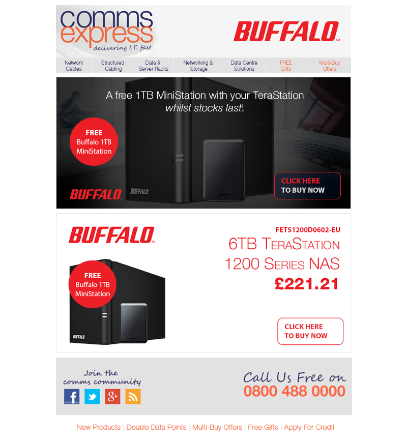 Grab Your Free Storage With Buffalo TeraStation 1200 Se
