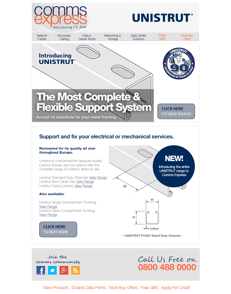 Introducing UNISTRUT The Most Complete Support System