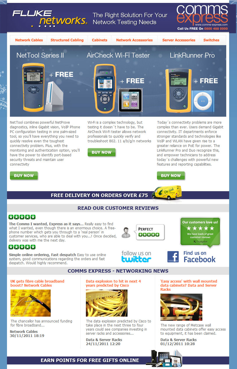 Fluke Networks the right solution for your network test