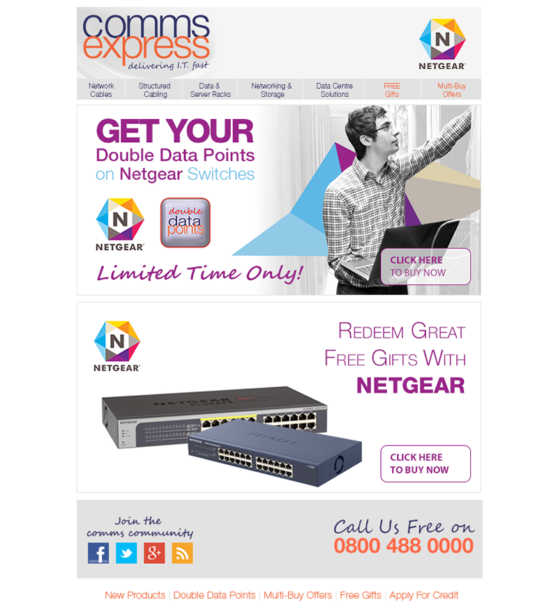 Redeem Great Free Gifts with NETGEAR