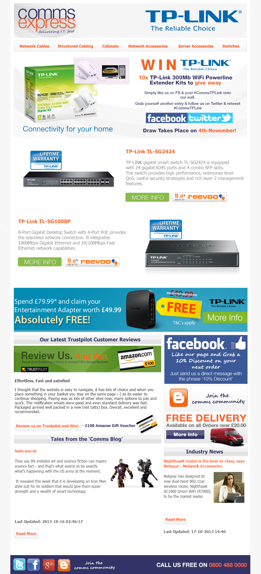 Great Offers on TP-Link Products with Comms Express