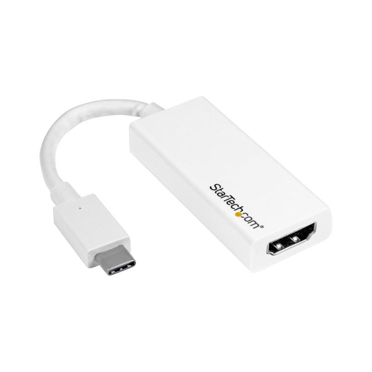 StarTech USB-C to HDMI Adapter with 4K 30Hz, White