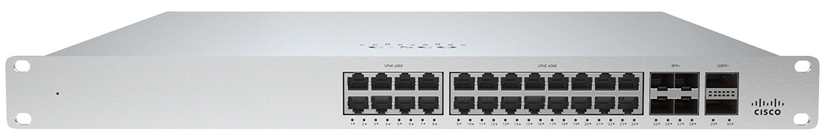 Cisco Meraki MS355-24X2-HW Managed L3 10G Ethernet (100/1000/10000) Silver 1U (PoE)